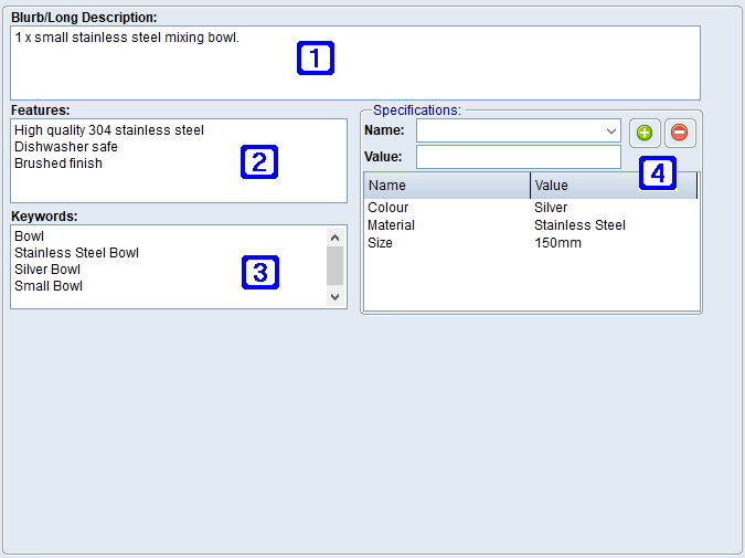 Product Masterfile Maintenance Product Details Tab Screen