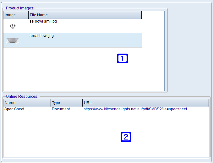 Images and Resources Tab Images and Resources Tab